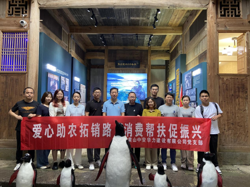 党旗领航，爱心助农！—黄山中安华力建设有限公司党支部开展主题党日活动