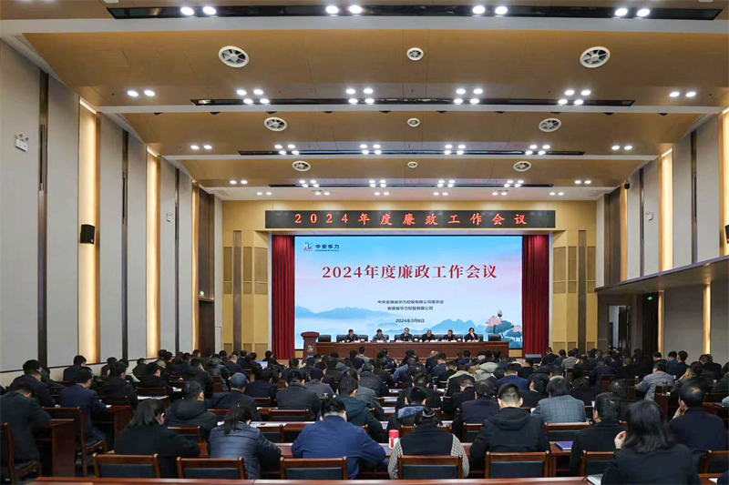 华力控股党委召开2024年度廉政工作会议