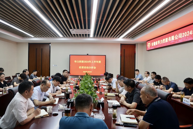 华力控股召开2024年上半年度经营活动分析会