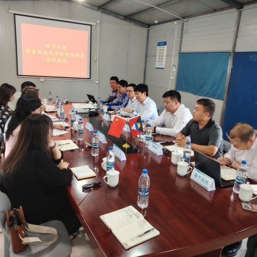 商务部经济合作局监督巡检组领导莅临集团承建援安巴项目检查指导