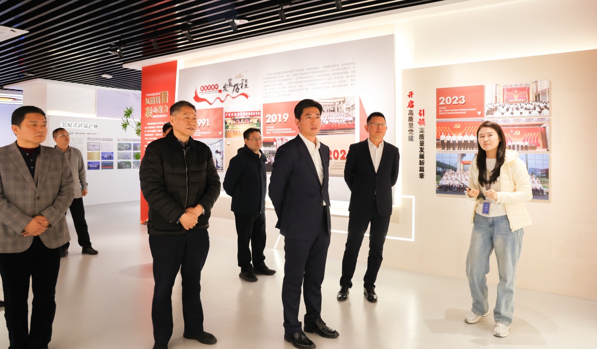 中铁四局国际事业部一行到中安华力考察交流