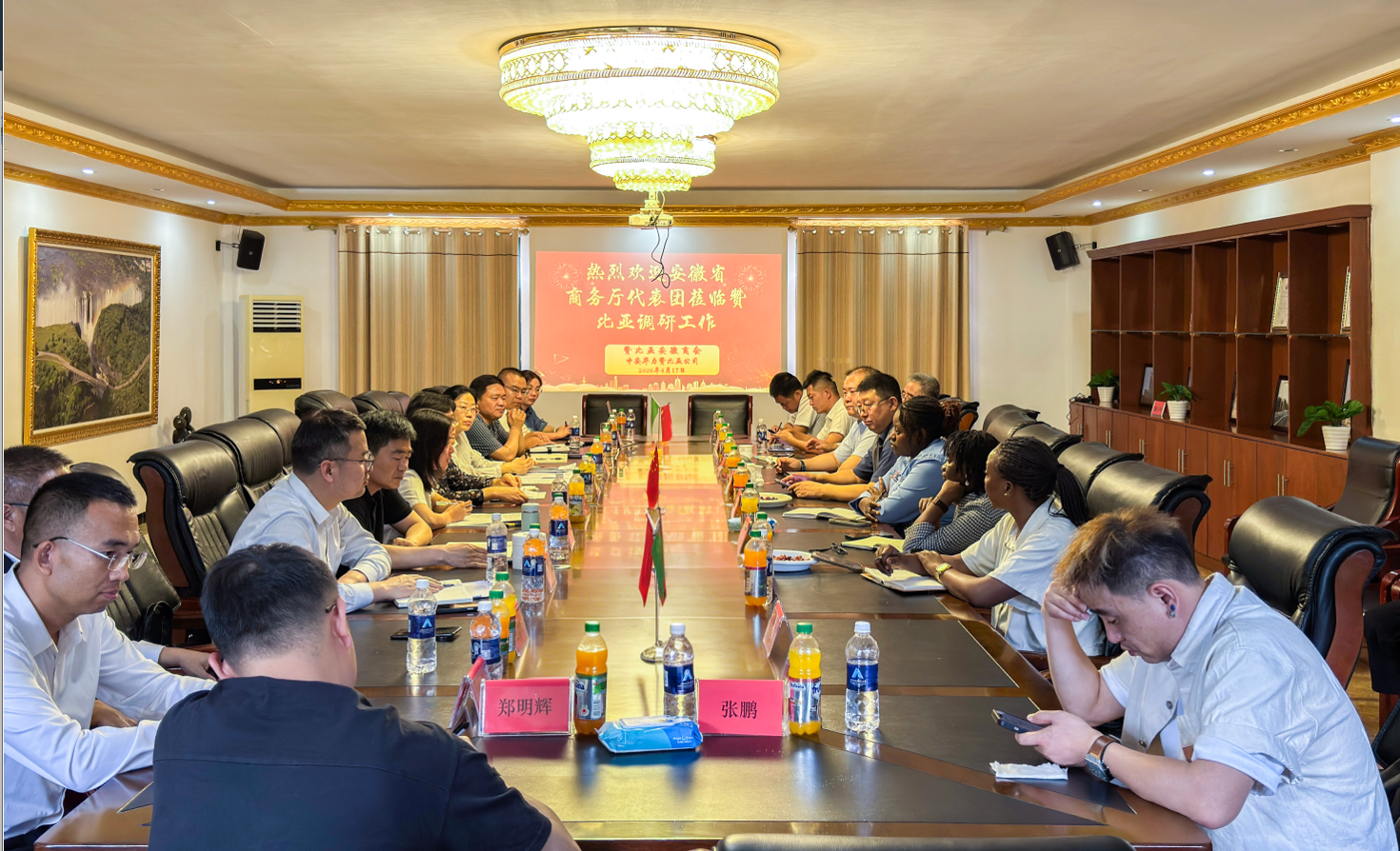 “徽动全球·安徽企业赞比亚行”对接会在中安华力赞比亚基地举办