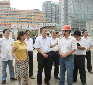 安徽省委书记王金山在华力工地视察