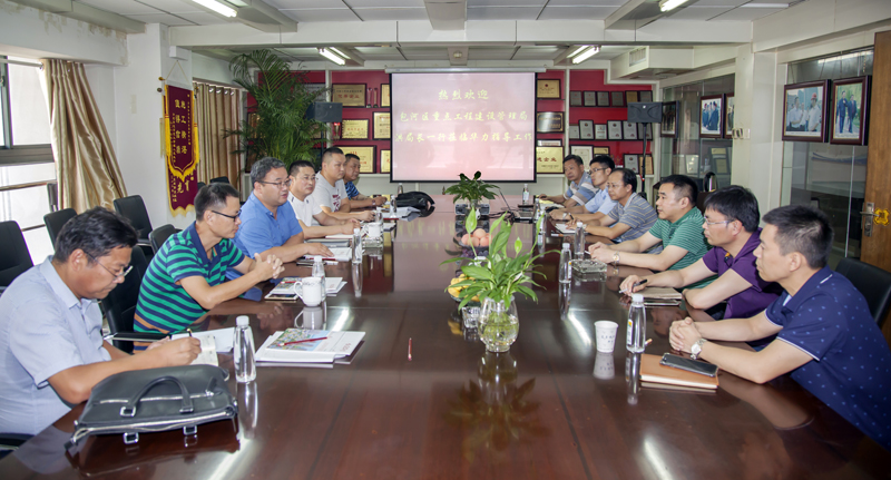 包河区重点工程管理局党组书记局长洪明来华力指导工作